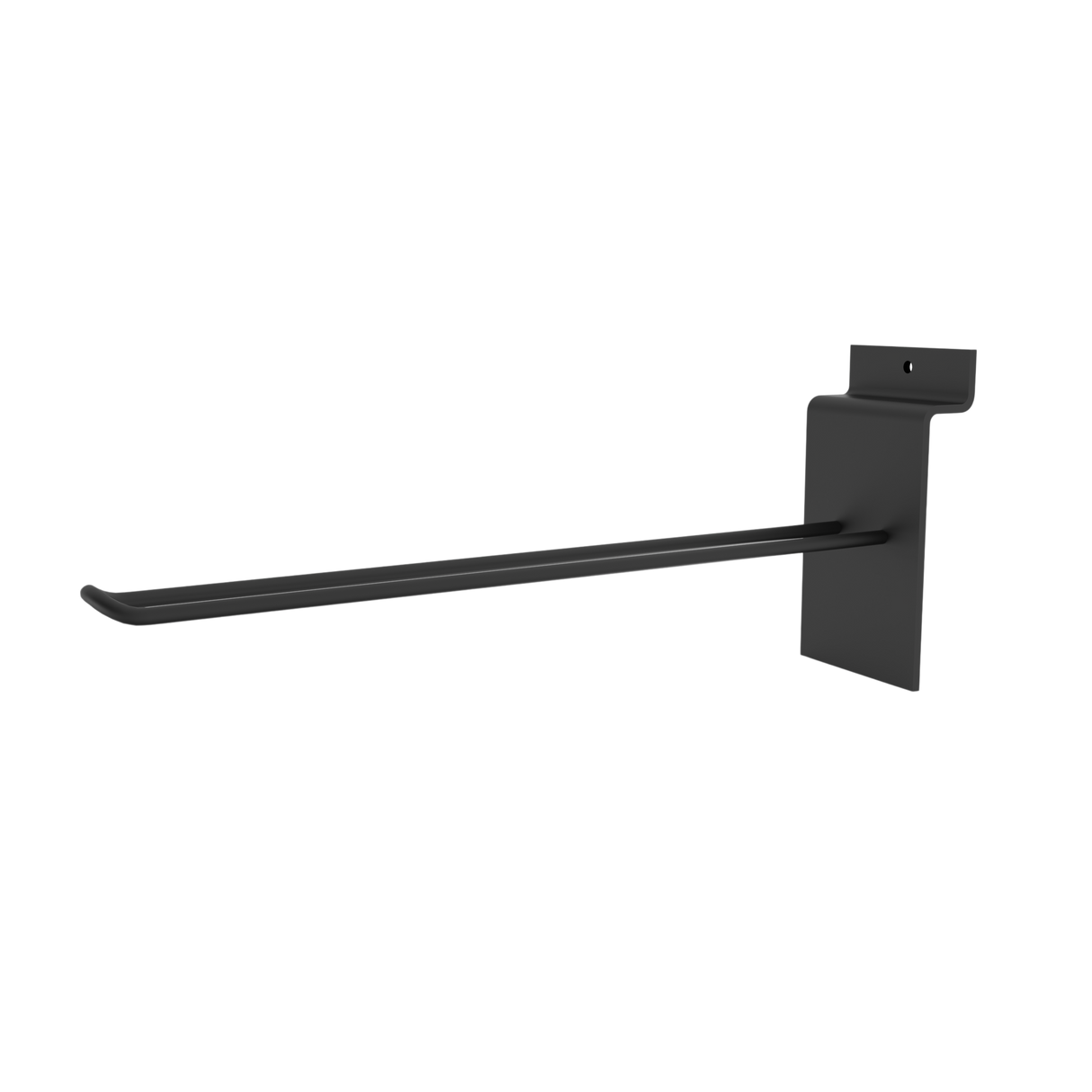 Euro dubbelkrok för Spårpanel-100mm-Svart