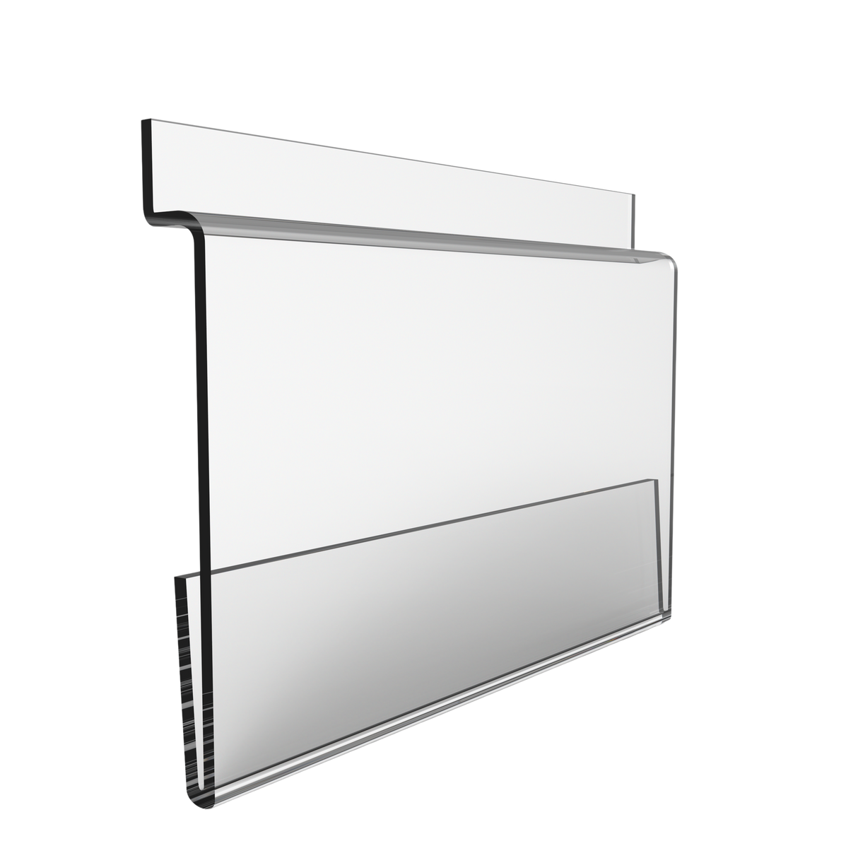 Akryl etikett hållare 100X50mm