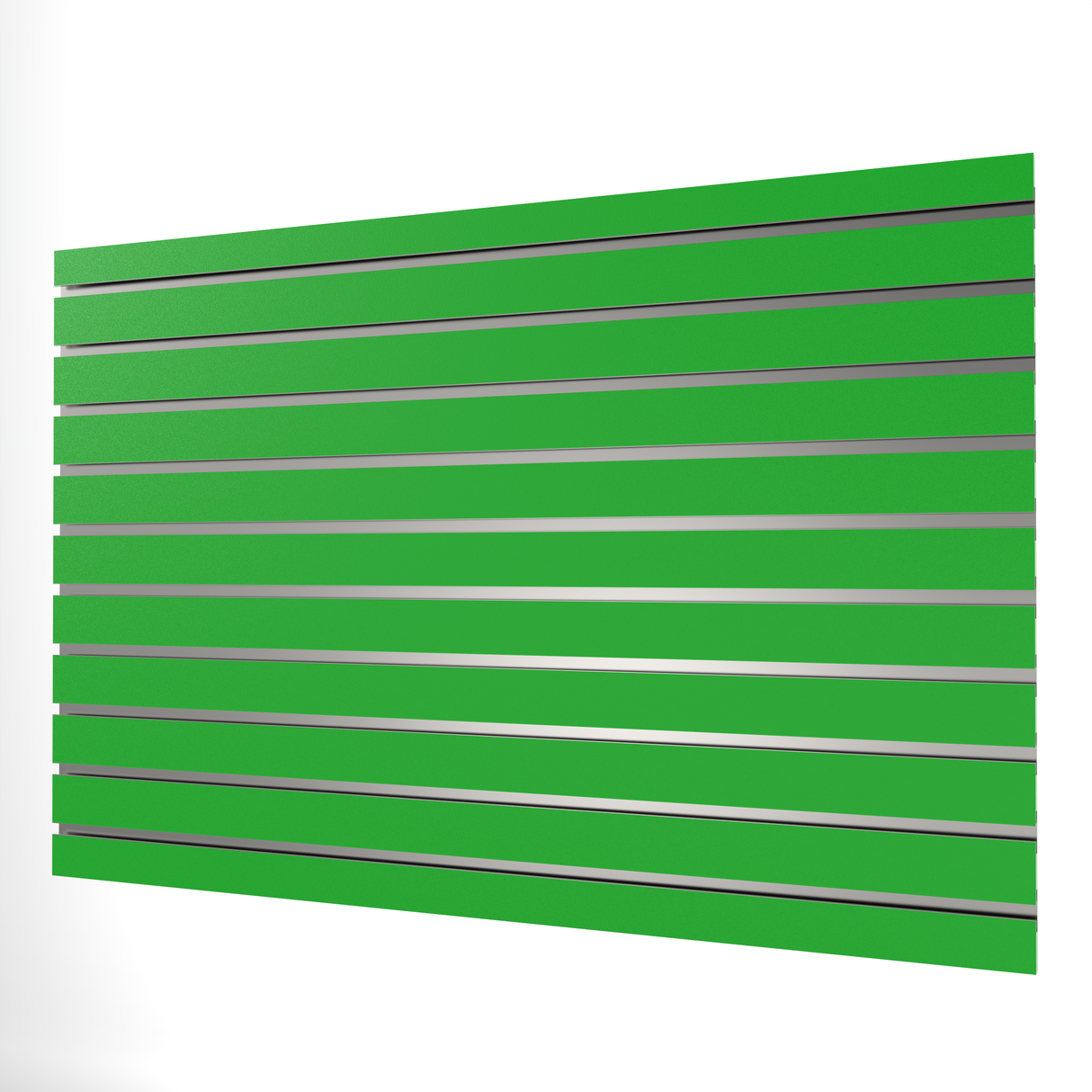 Green Slatwall Panel (1200mm x 800mm)