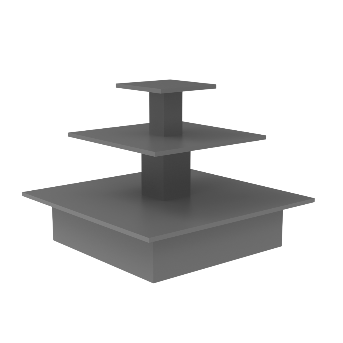 Piramīdas galds Pelēks