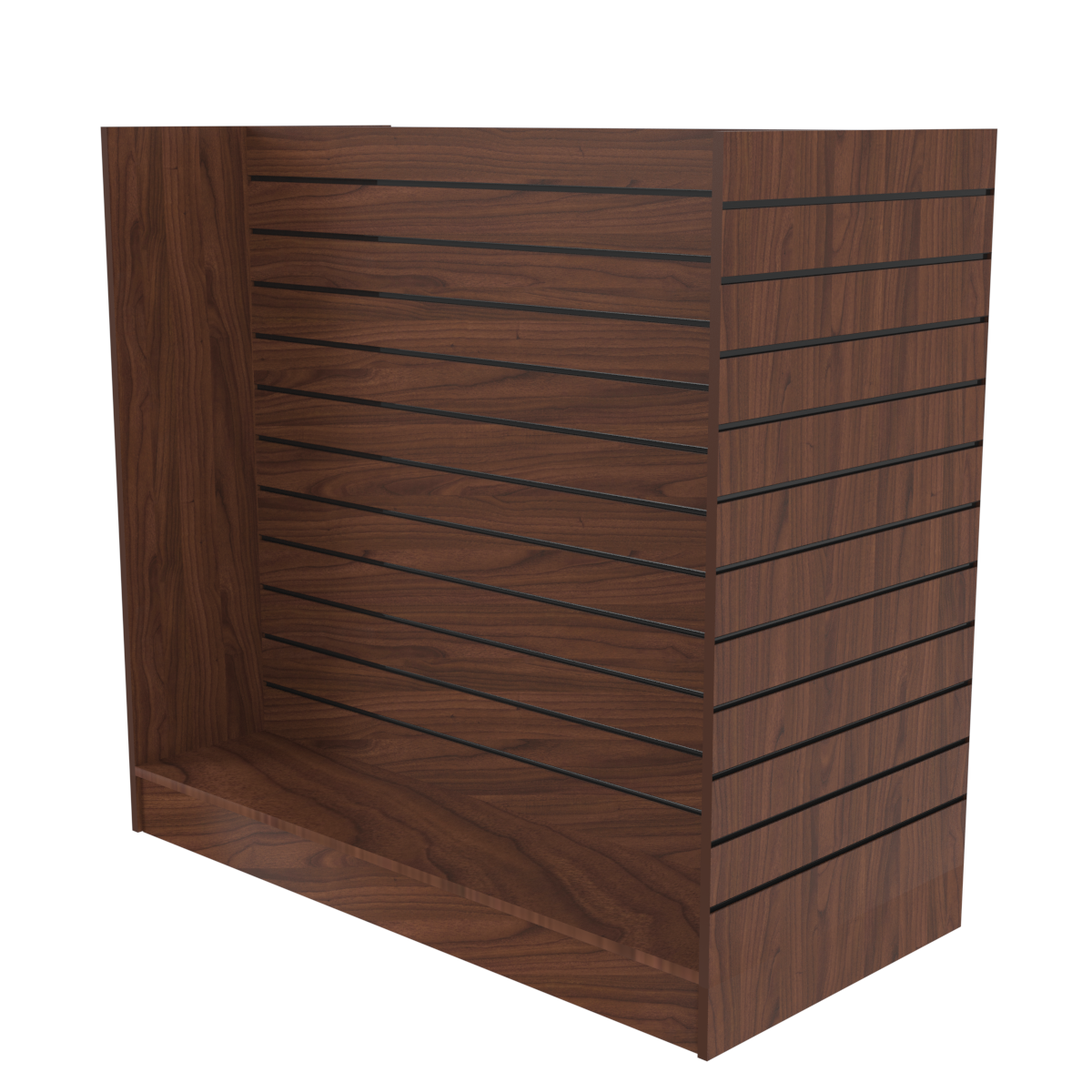 H Gondola 1200 Walnut