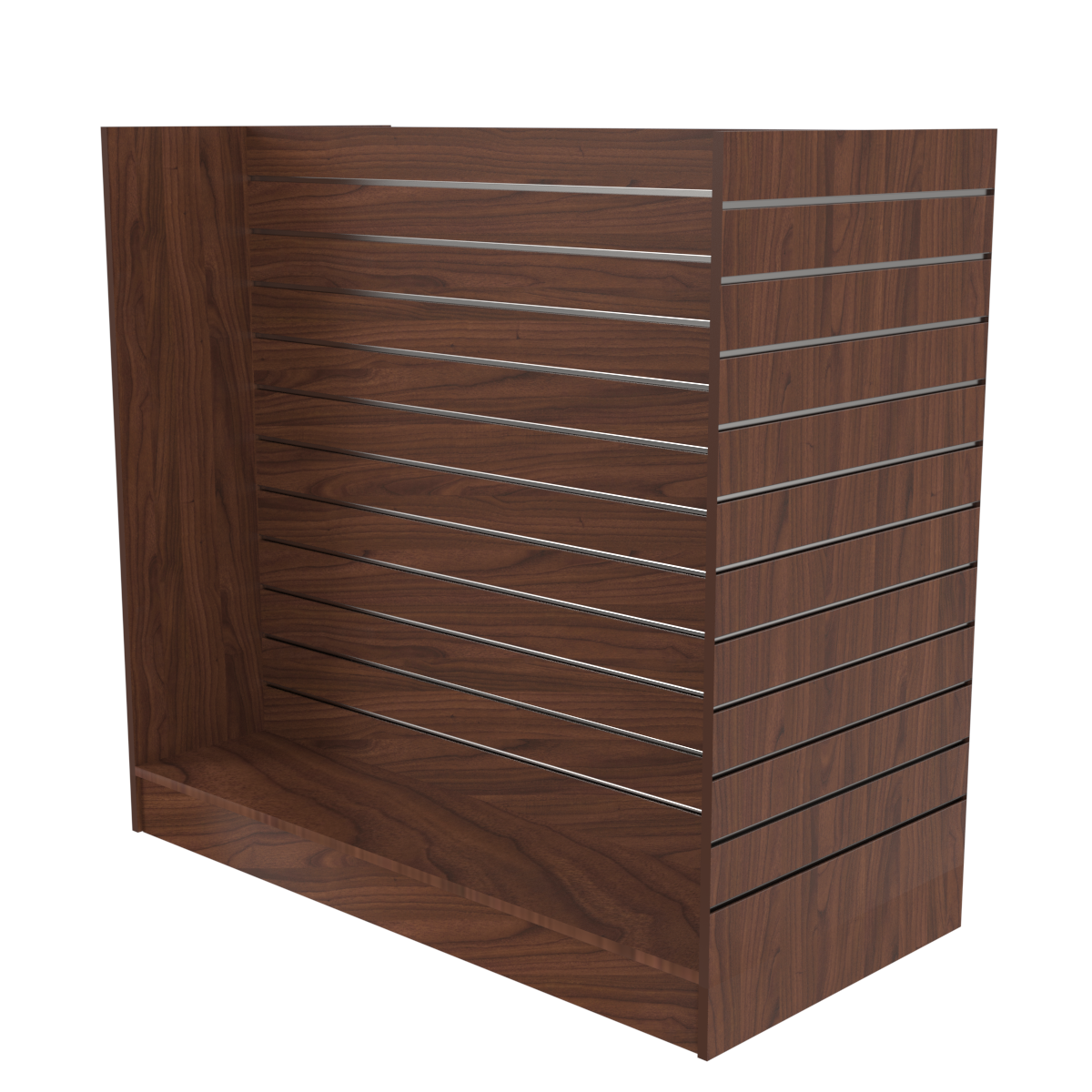 H Gondola 1200 Walnut