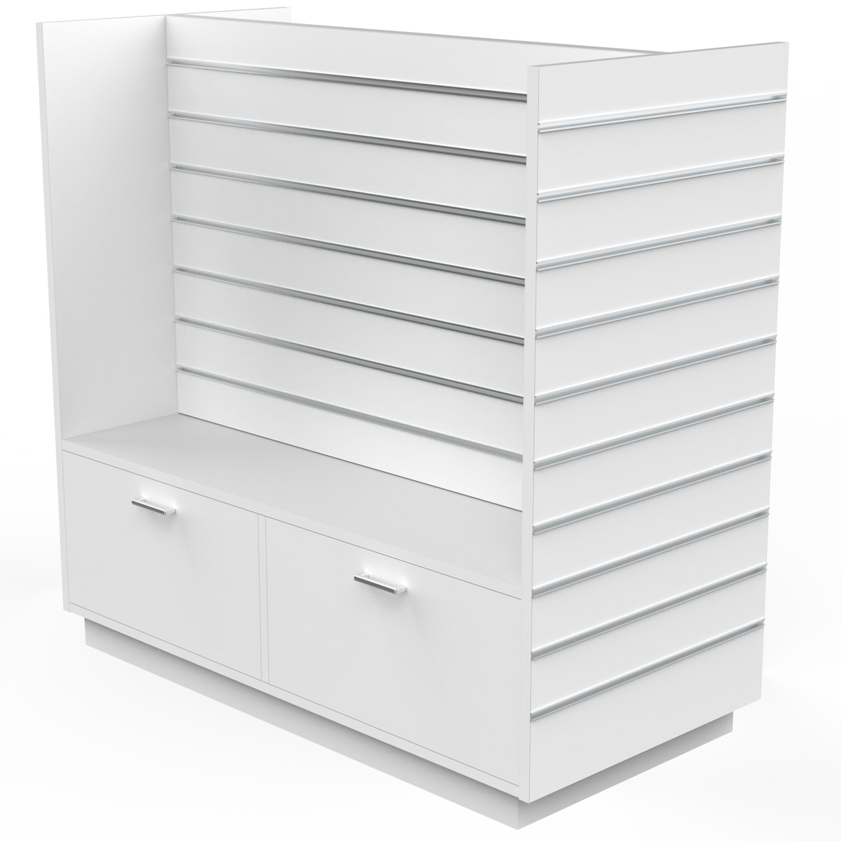 H Gondol Vit Med lådor