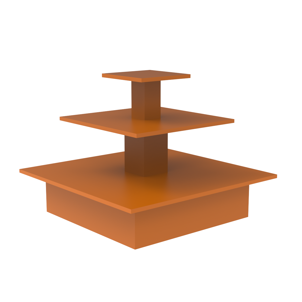 Pyramídový stôl Oranžový