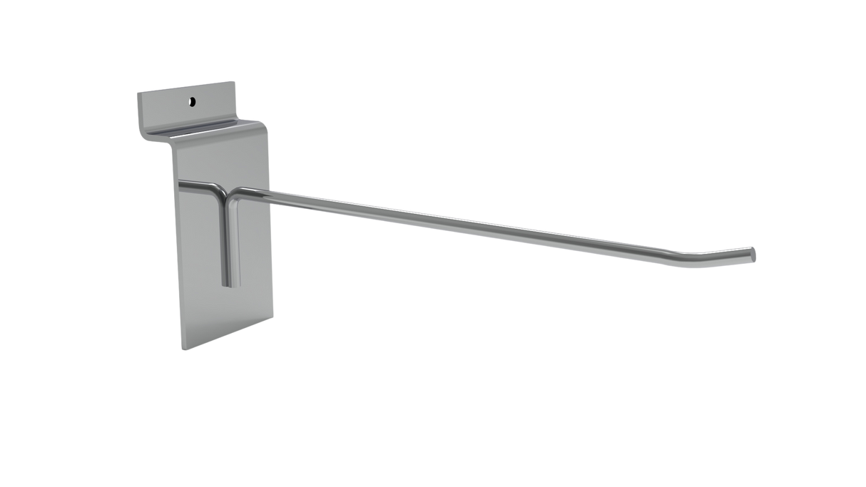 Enkel krokar -200mm-krom/ 100-pack