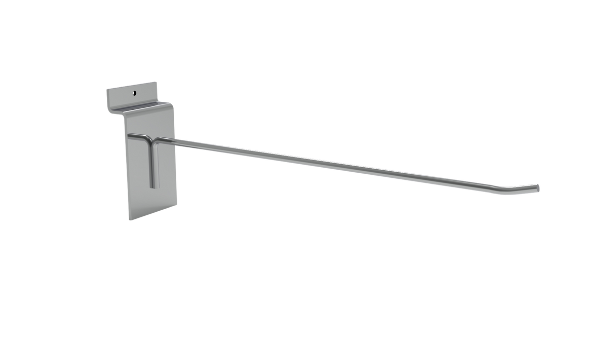 Enkel krokar -250mm-krom/ 100-pack