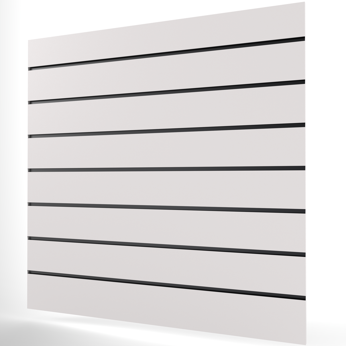 Vit Spårpanel (1200mm x 1200mm) 4ft x 4ft