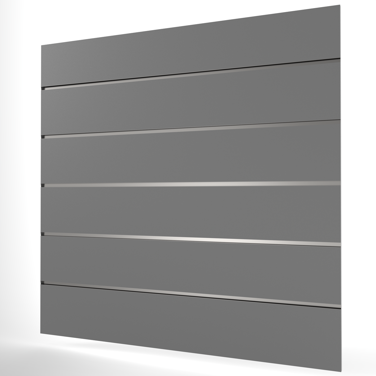 Grå Spårpanel (1200mm x 1200mm) 4ft x 4ft