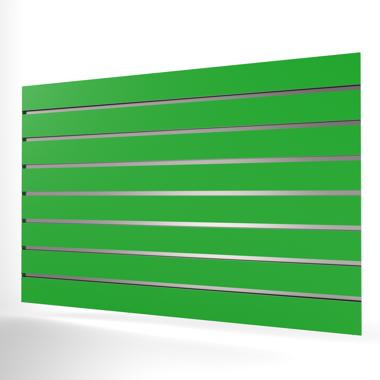 Green Slatwall Panel (1200mm x 800mm)