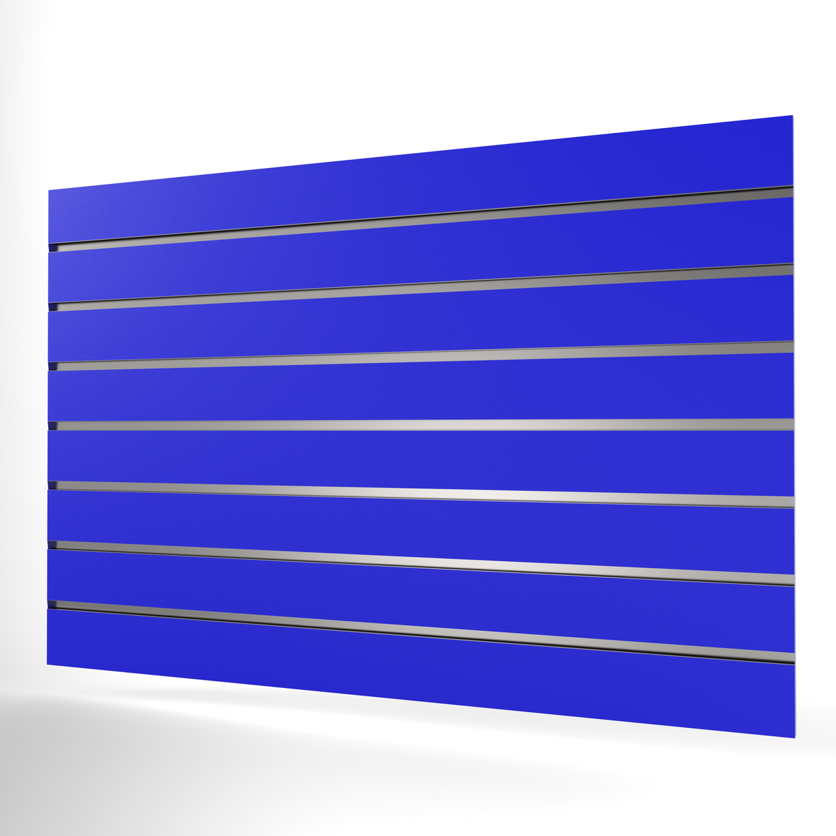 Blauwe Slatwall Paneel (1200mm x 800mm)