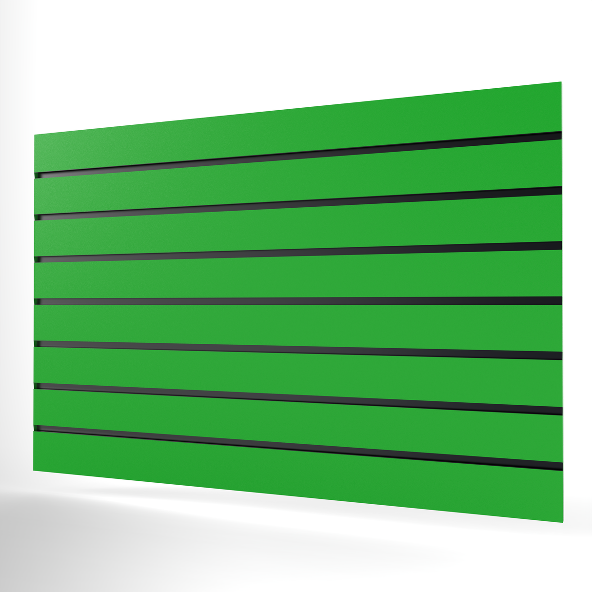 Green Slatwall Panel (1200mm x 800mm)