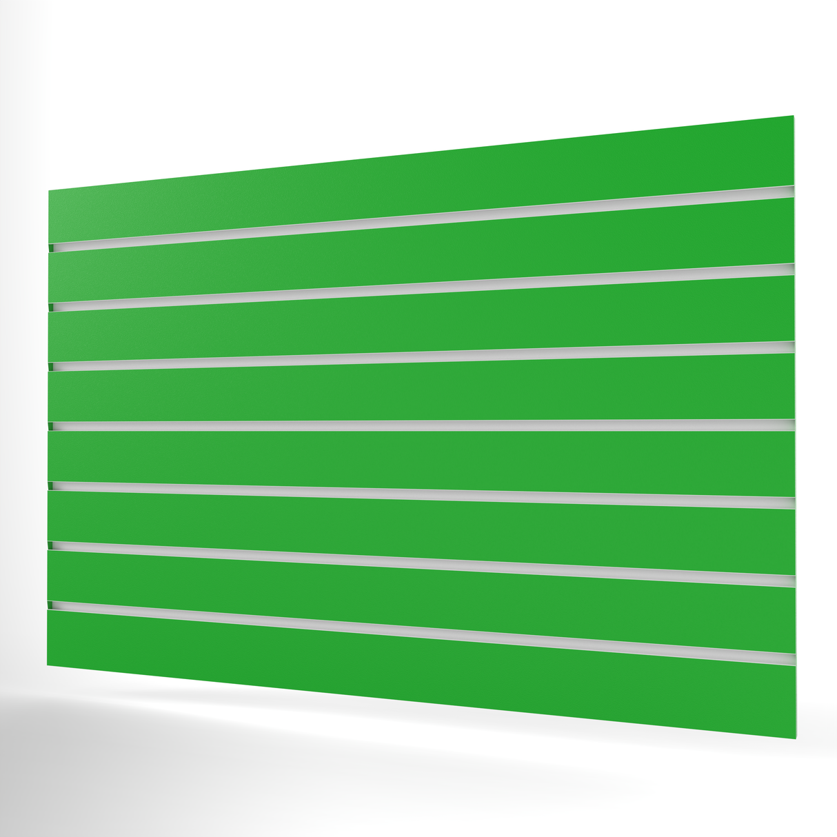 Green Slatwall Panel (1200mm x 800mm)