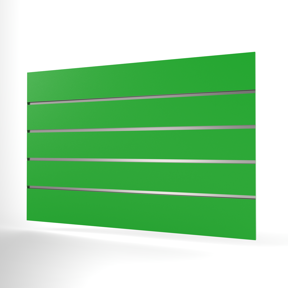 Green Slatwall Panel (1200mm x 800mm)
