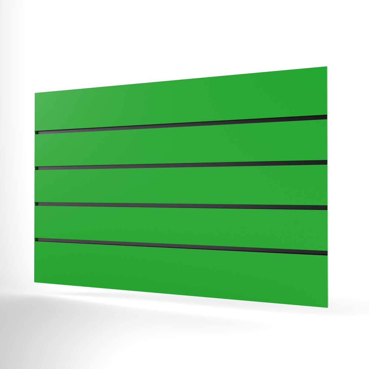 Green Slatwall Panel (1200mm x 800mm)