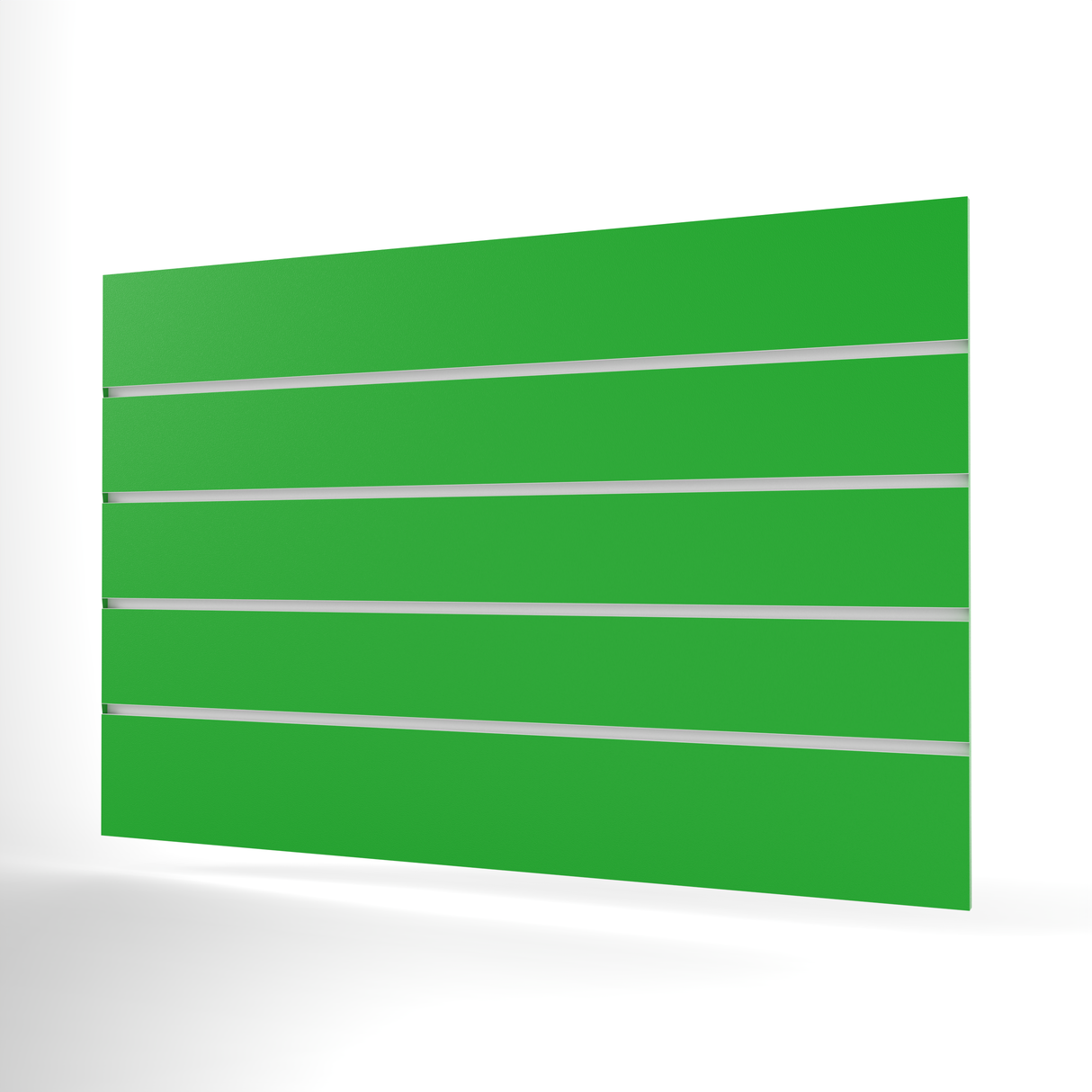 Green Slatwall Panel (1200mm x 800mm)