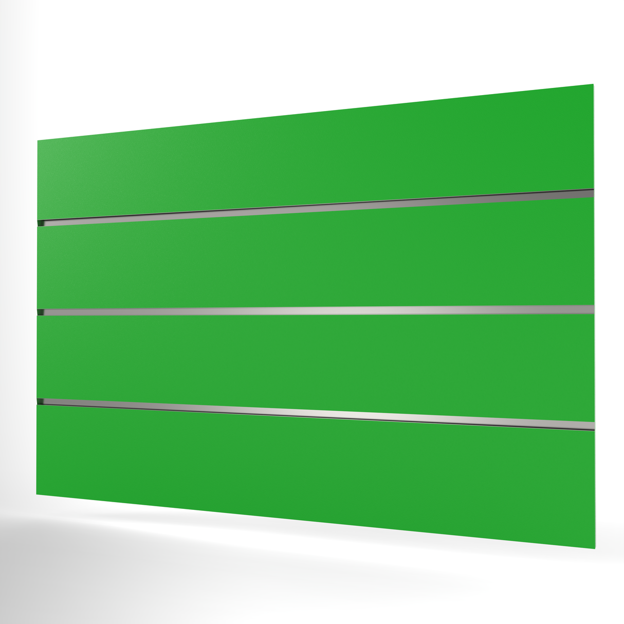 Green Slatwall Panel (1200mm x 800mm)