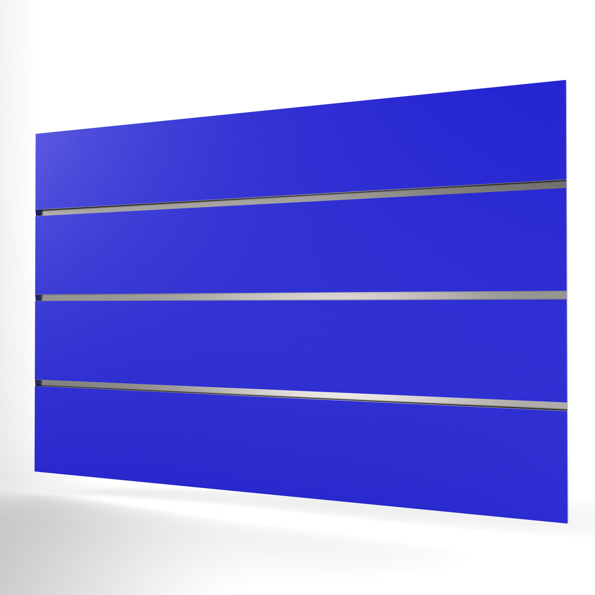 Blauwe Slatwall Paneel (1200mm x 800mm)