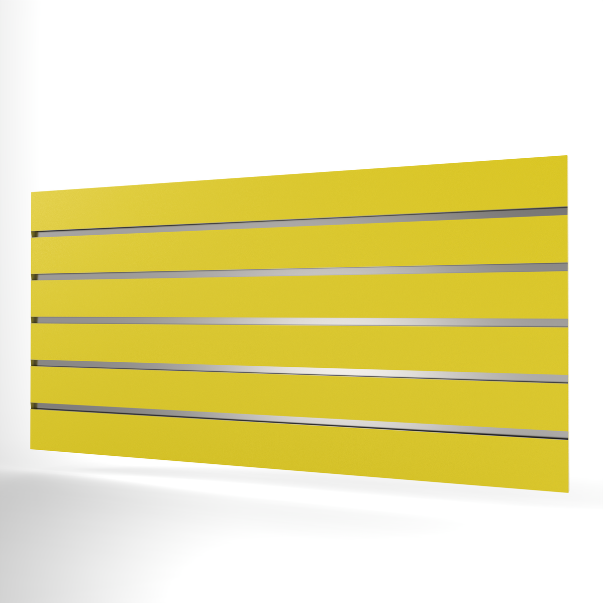Panneau à lattes jaune (1200mm x 600mm)