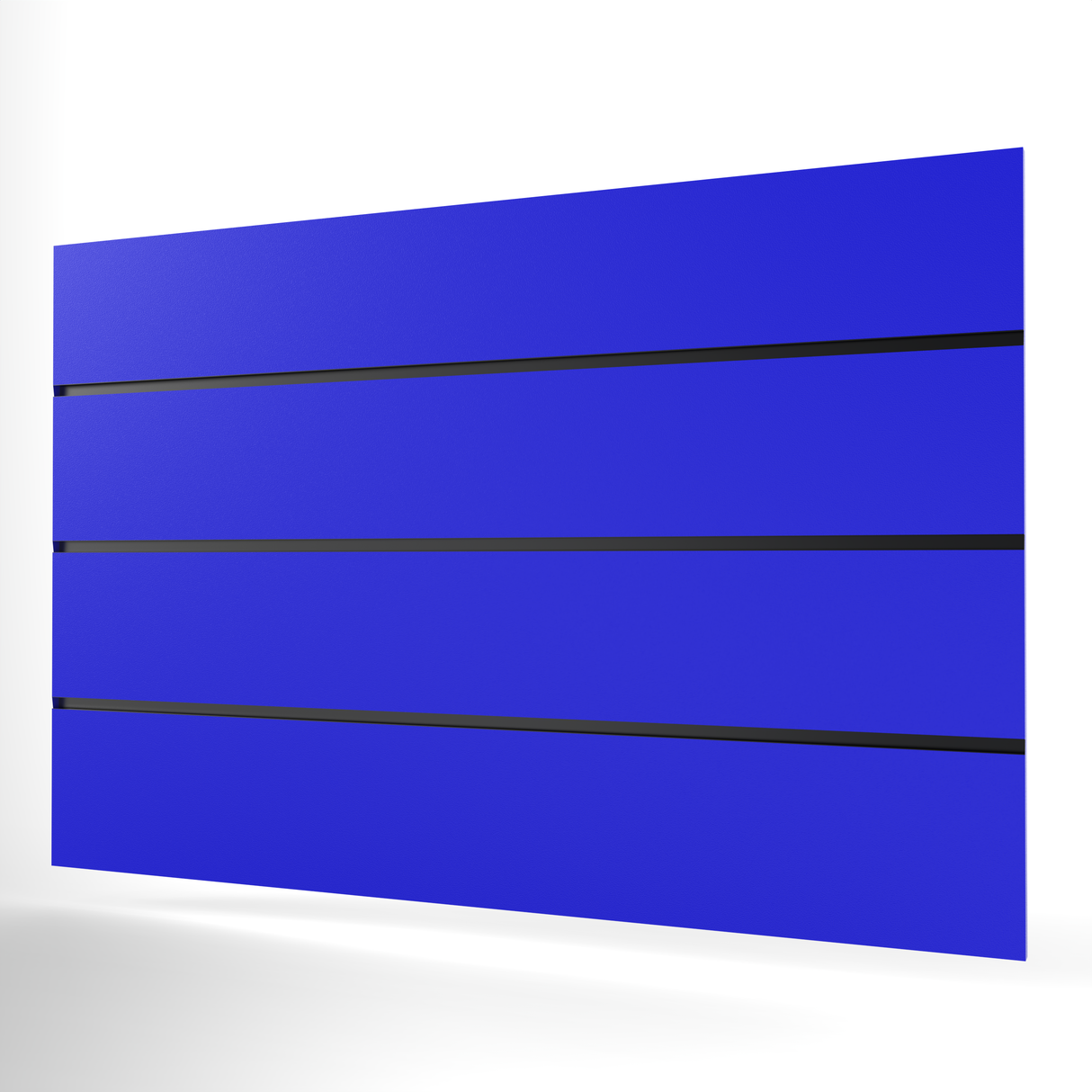 Blauwe Slatwall Paneel (1200mm x 800mm)