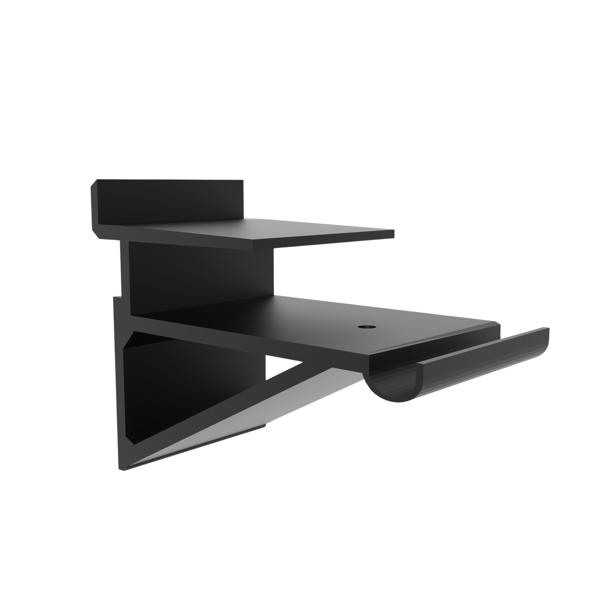 Plankdrager Aluminium Zwart