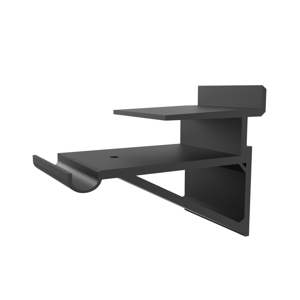 Plankdrager Aluminium Zwart