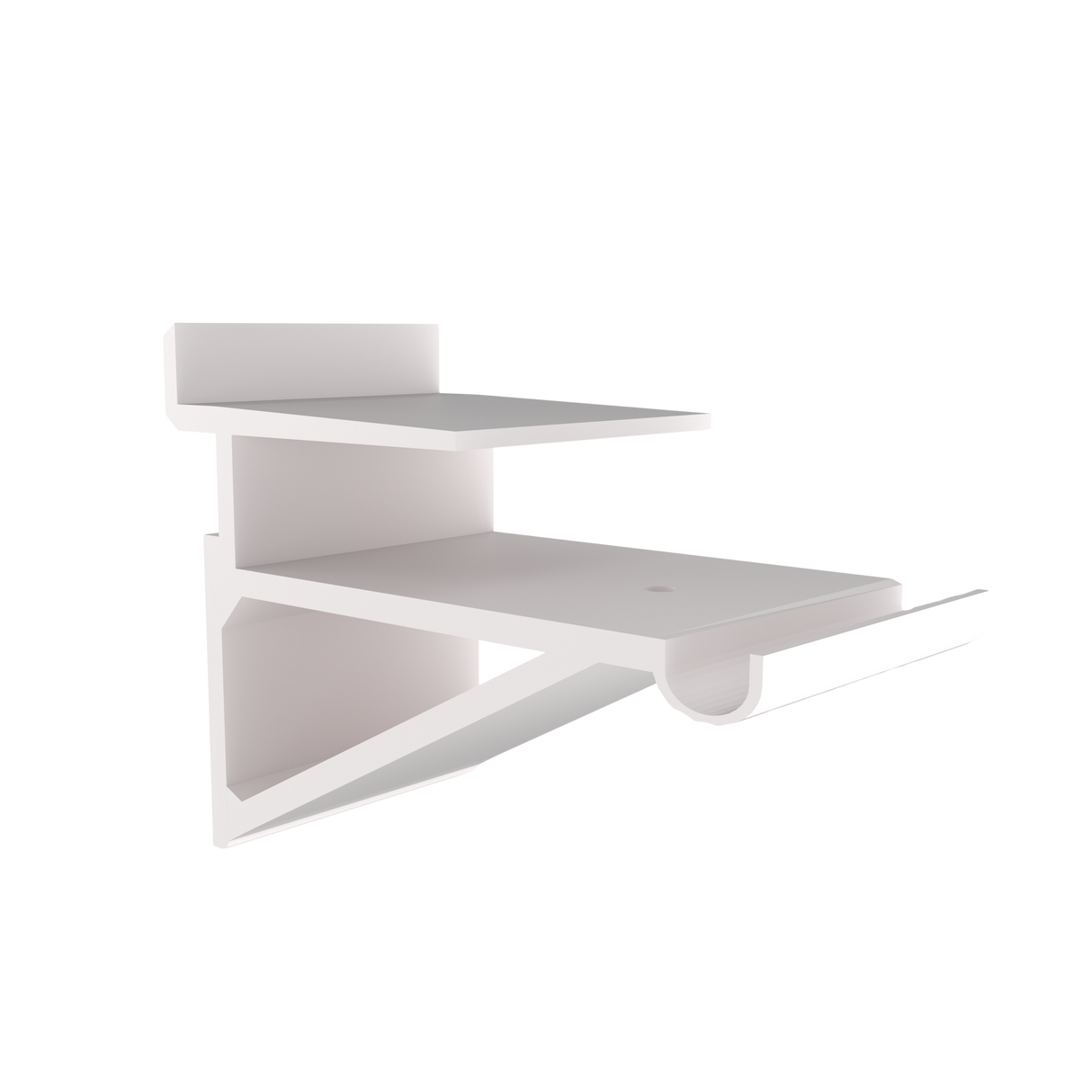 Porte-étagère Aluminium Blanc