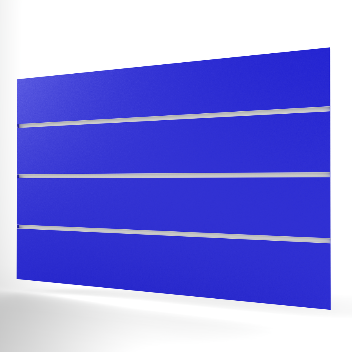 Blauwe Slatwall Paneel (1200mm x 800mm)