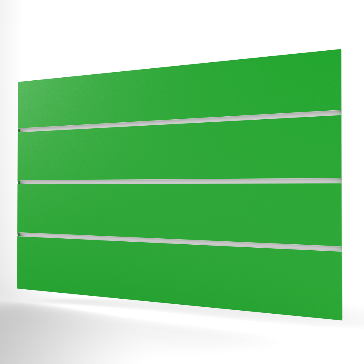 Green Slatwall Panel (1200mm x 800mm)