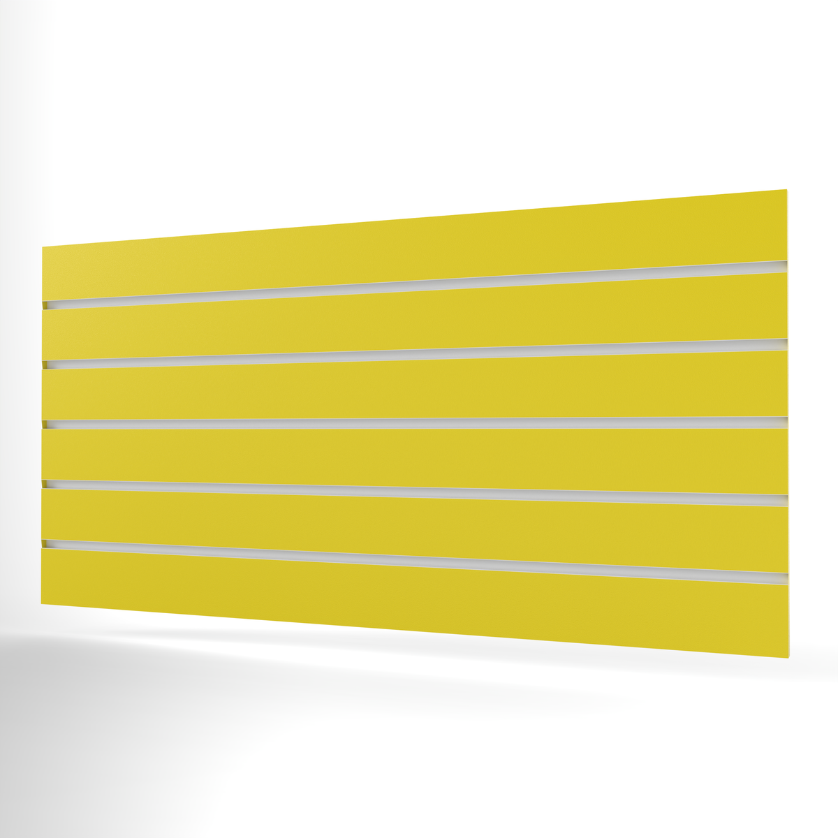 Panneau à lattes jaune (1200mm x 600mm)