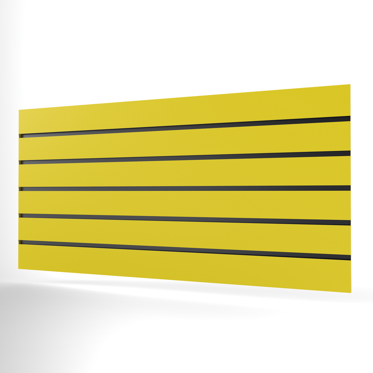 Panneau à lattes jaune (1200mm x 600mm)