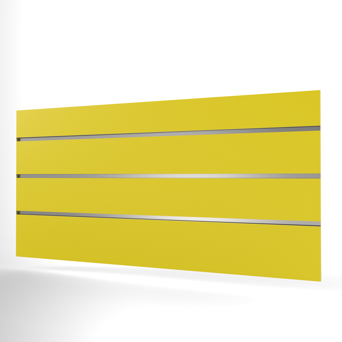 Panneau à lattes jaune (1200mm x 600mm)