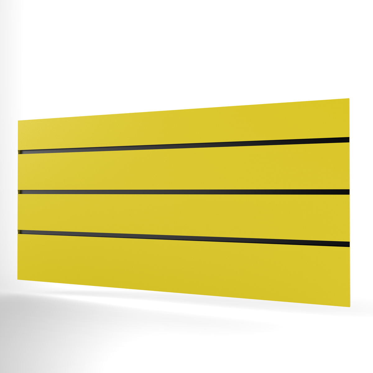 Panneau à lattes jaune (1200mm x 600mm)