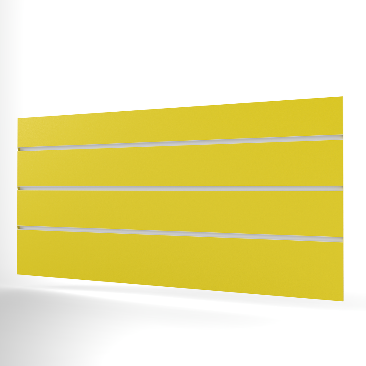 Panneau à lattes jaune (1200mm x 600mm)