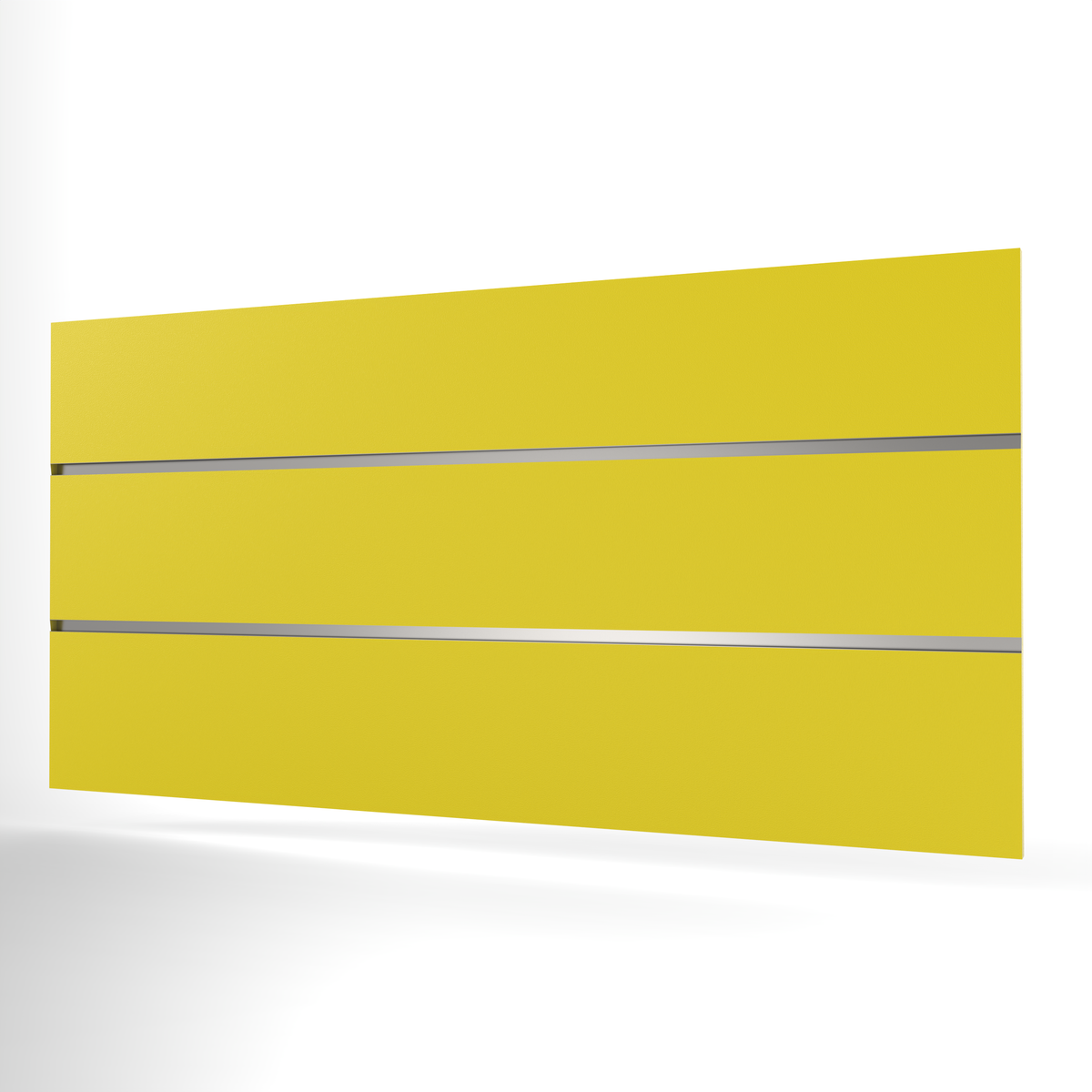 Panneau à lattes jaune (1200mm x 600mm)