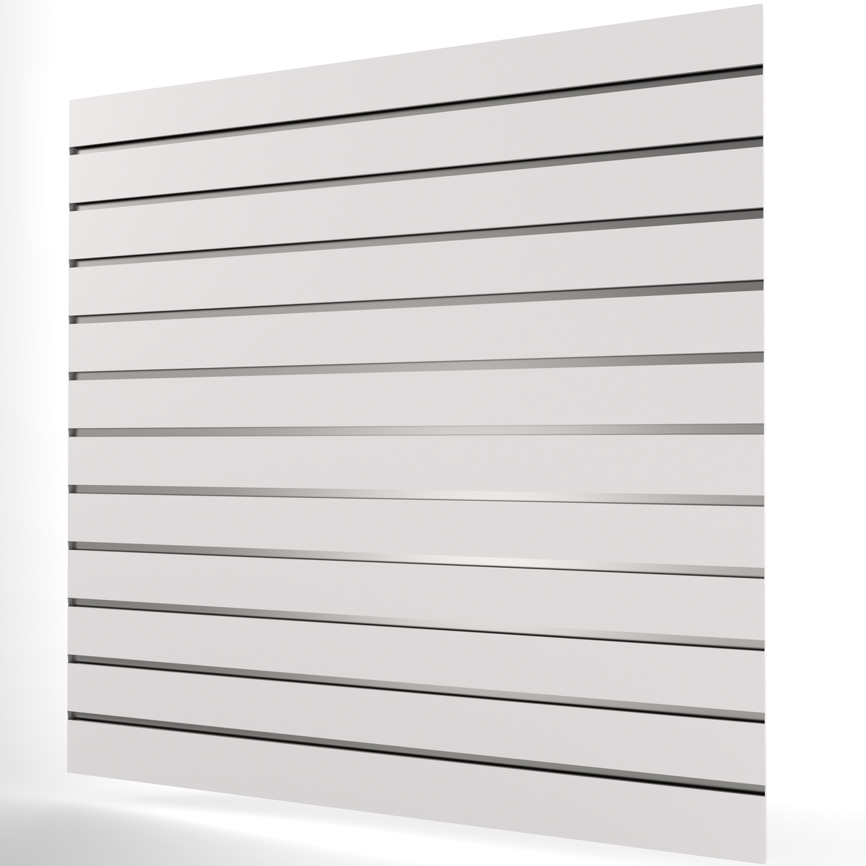 Vit Spårpanel (1200mm x 1200mm) 4ft x 4ft