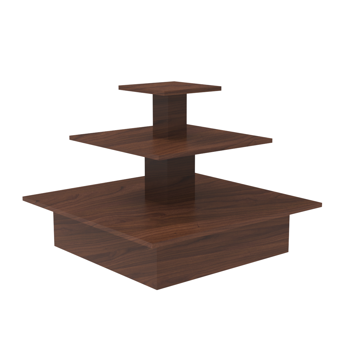 Table pyramide noyer