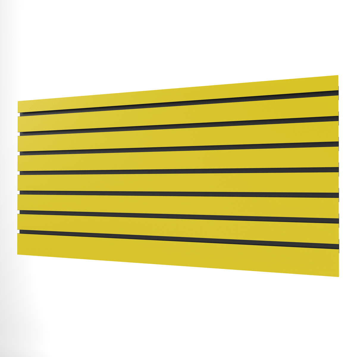 Panneau à lattes jaune (1200mm x 600mm)