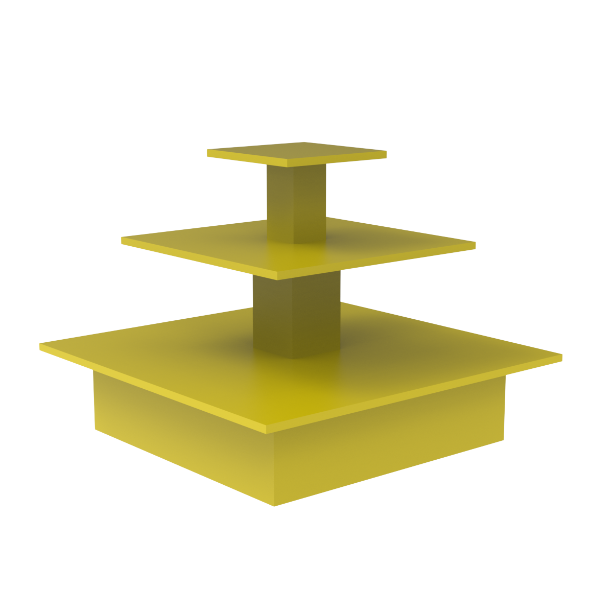 Pyramidový stůl Žlutý