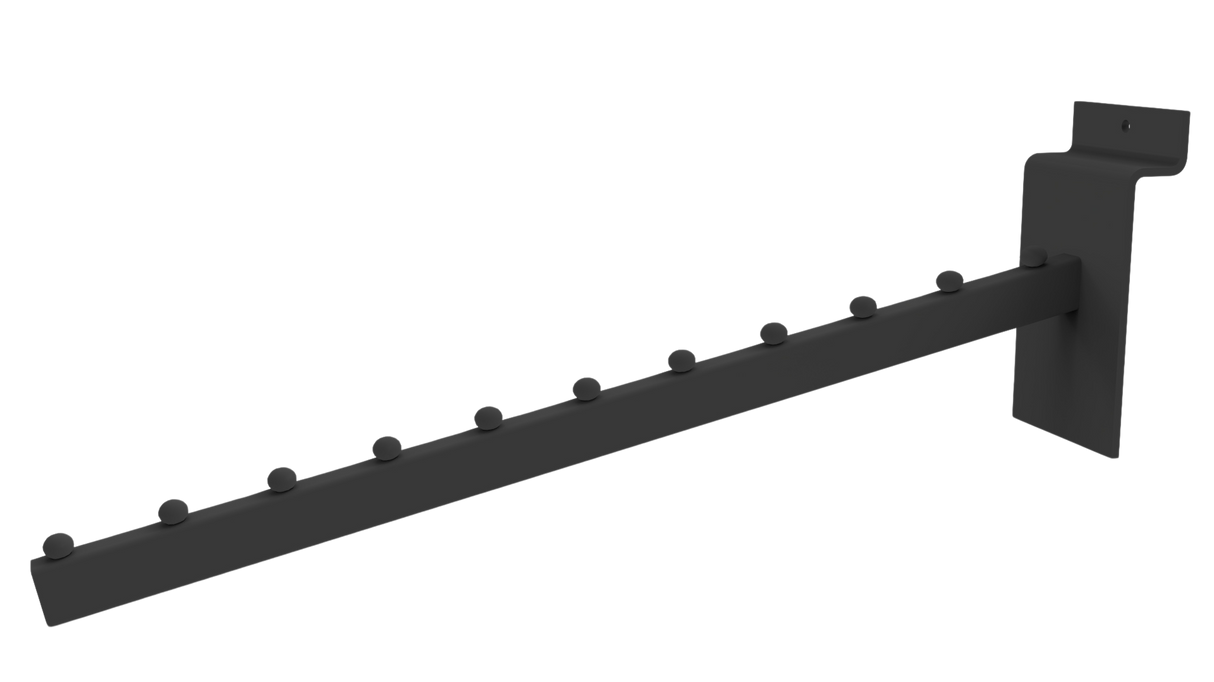 Lutande arm med 11 kulor för slatwalls-400mm-svart