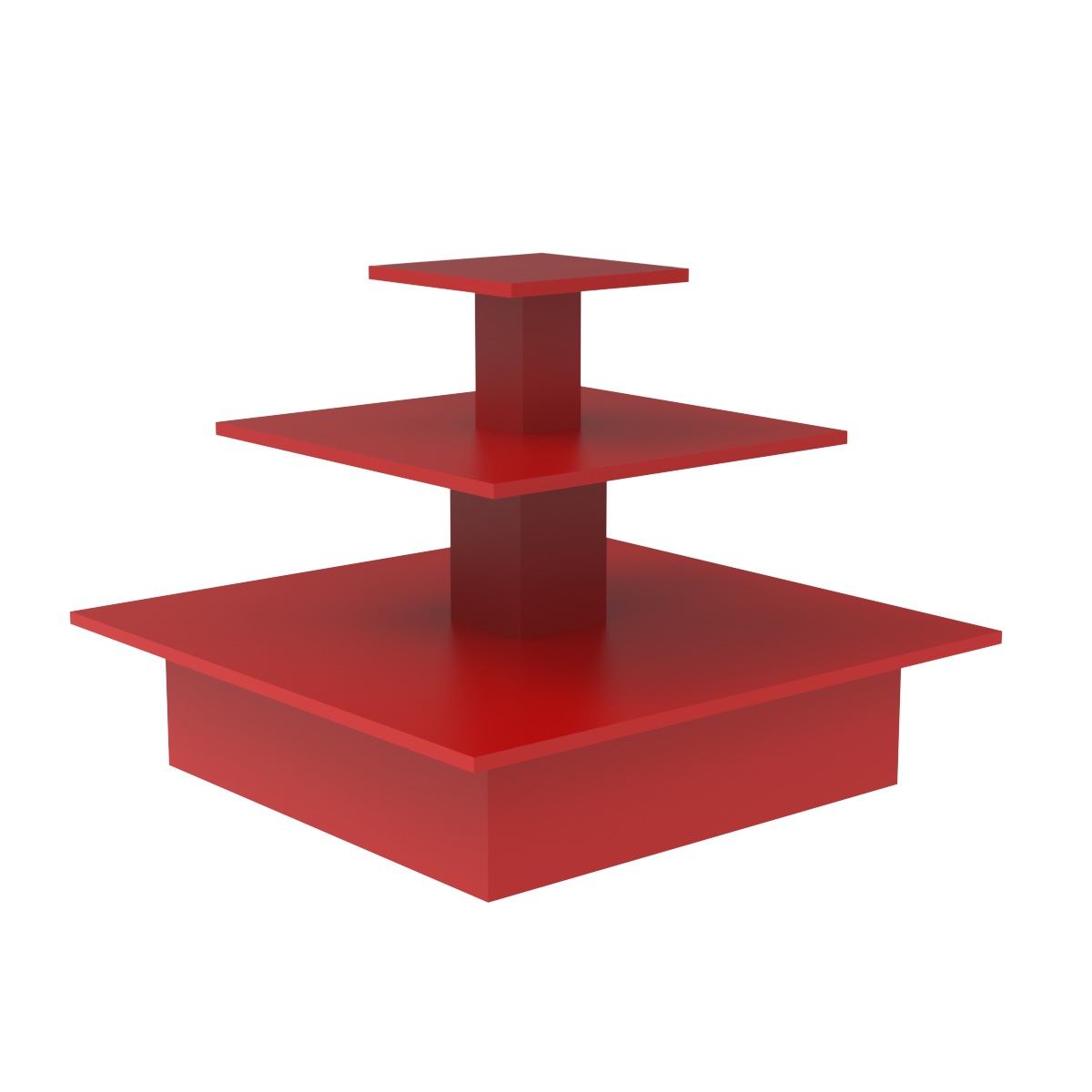 Pyramid table Red