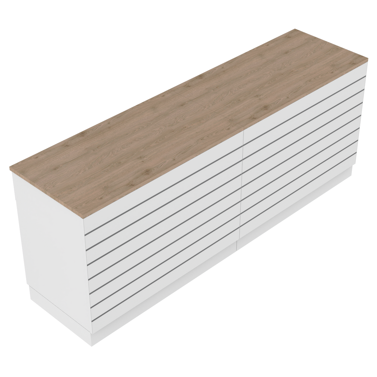 Butiksdisk I, Vit/Ek