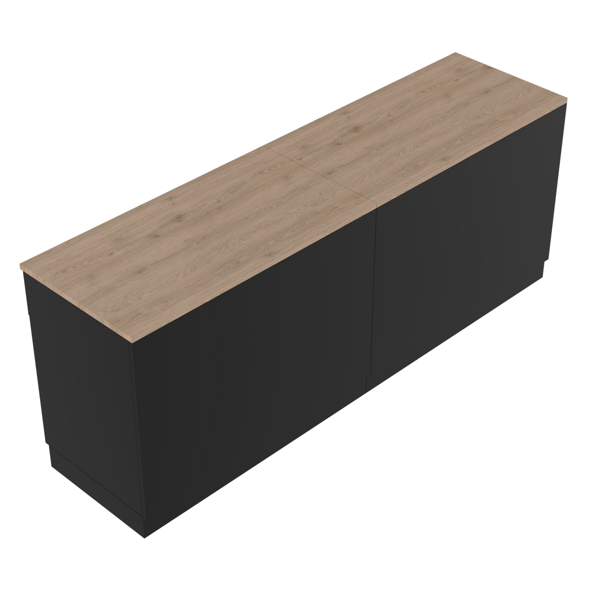 Butiksdisk I, svart/ek