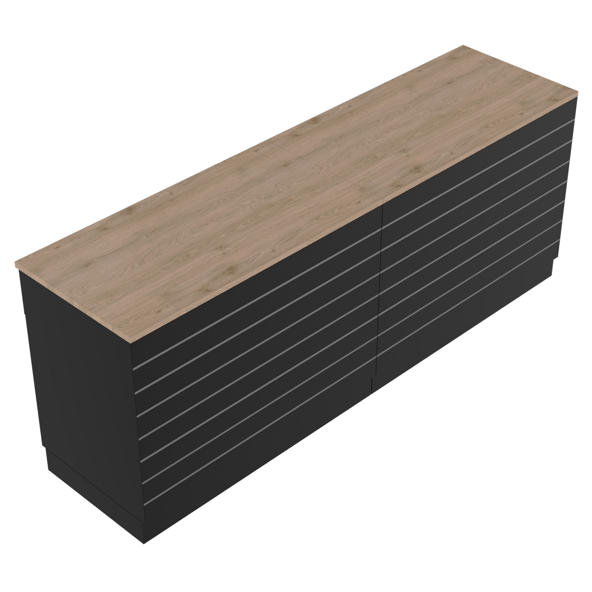 Butiksdisk I, svart/ek