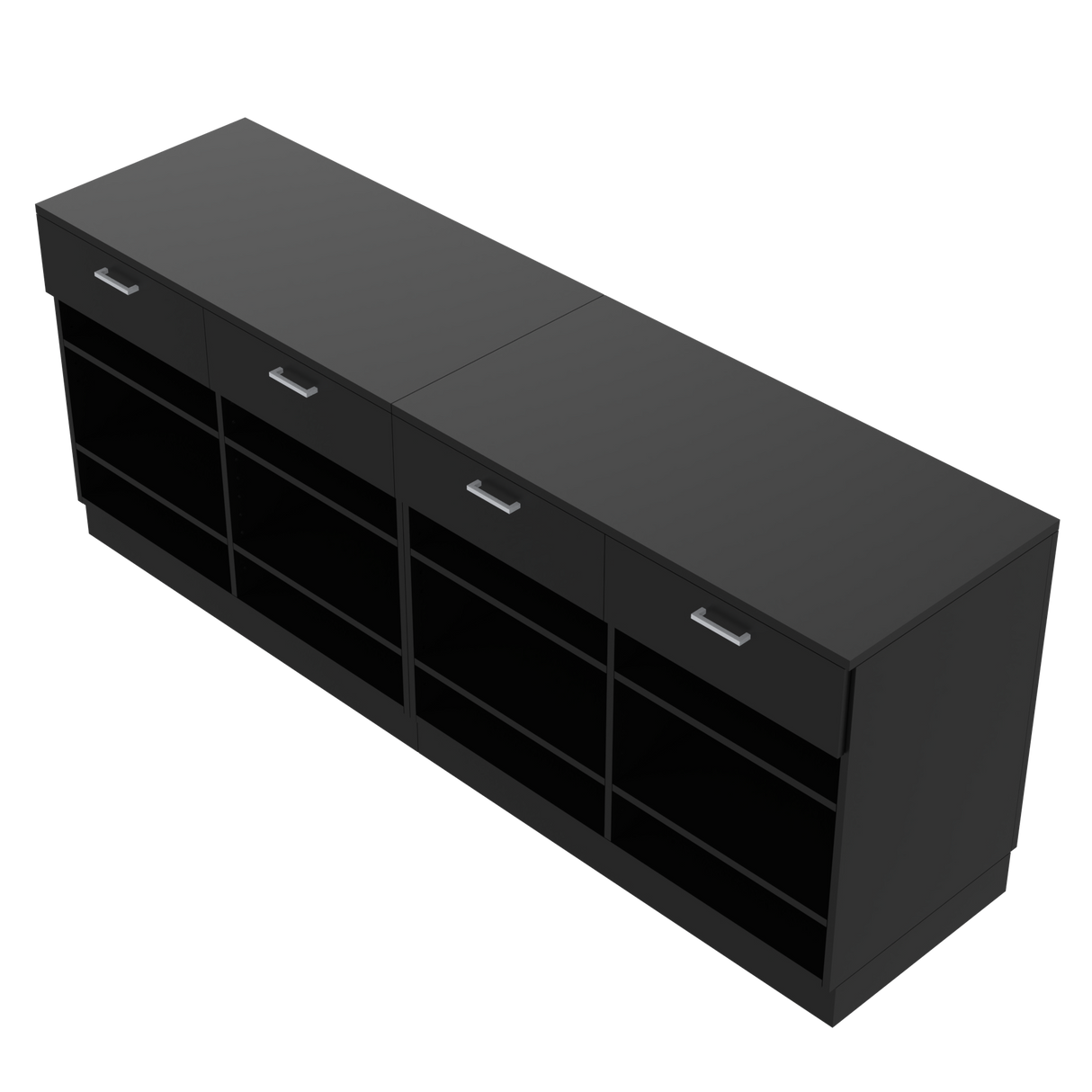 Butiksdisk I, Svart/Svart