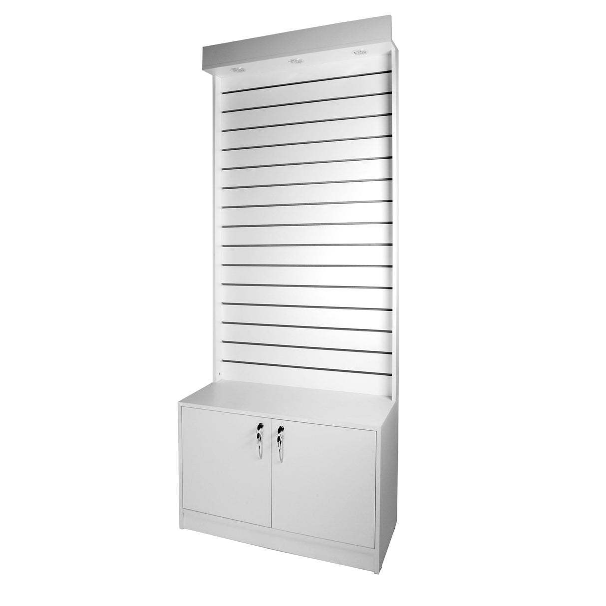 Väggställ inkl LED Belysning Vit