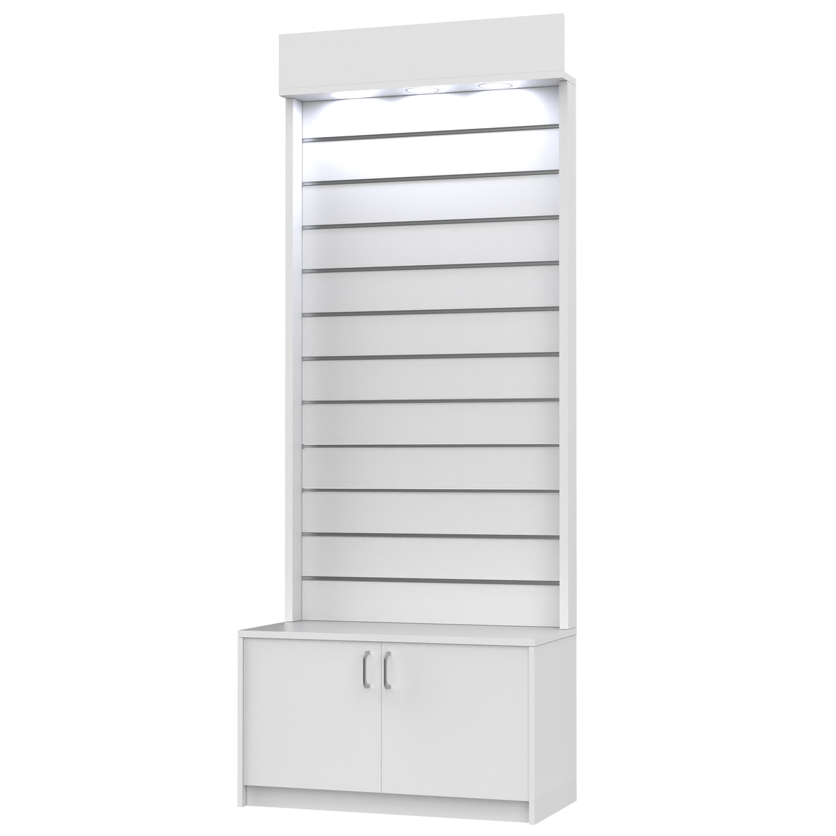 Väggställ inkl LED Belysning Vit