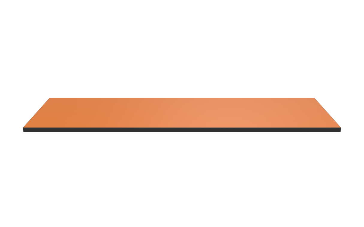 Koka plaukts 1200x400 Oranžs