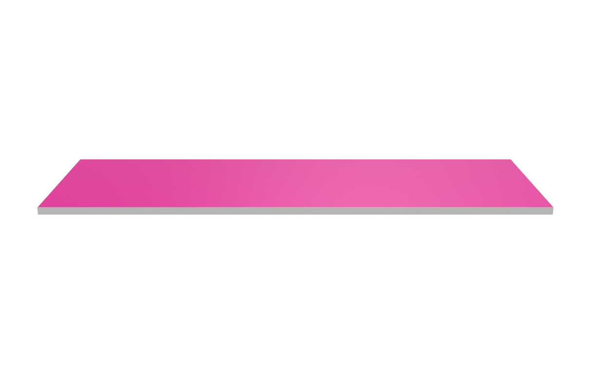 Trähylla 1200x400 Magenta