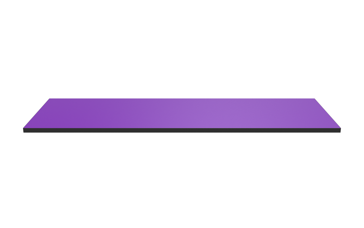 Medinė lentyna 1200x400 violetinė