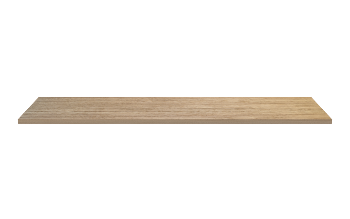 Trehylle 1200x300 Grå